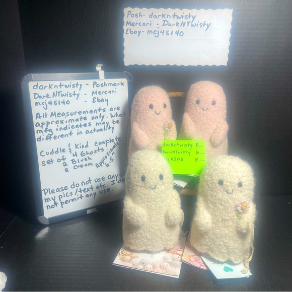 *UPDATE* BNWT CUDDLE & KIND BOUCLE 5 PIECE FULL SET GHOSTS BLUSH AND CREAM - Picture 4 of 10